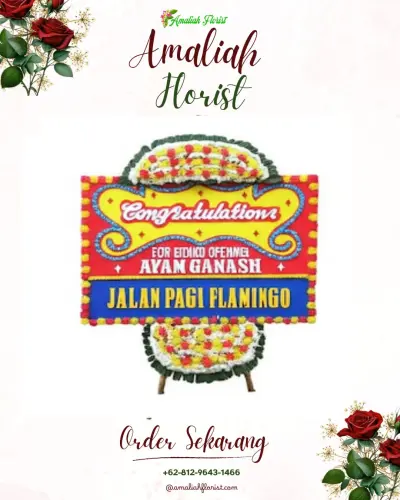 Bunga Papan Congratulation di Klub Kelapa Gading – The Ballroom